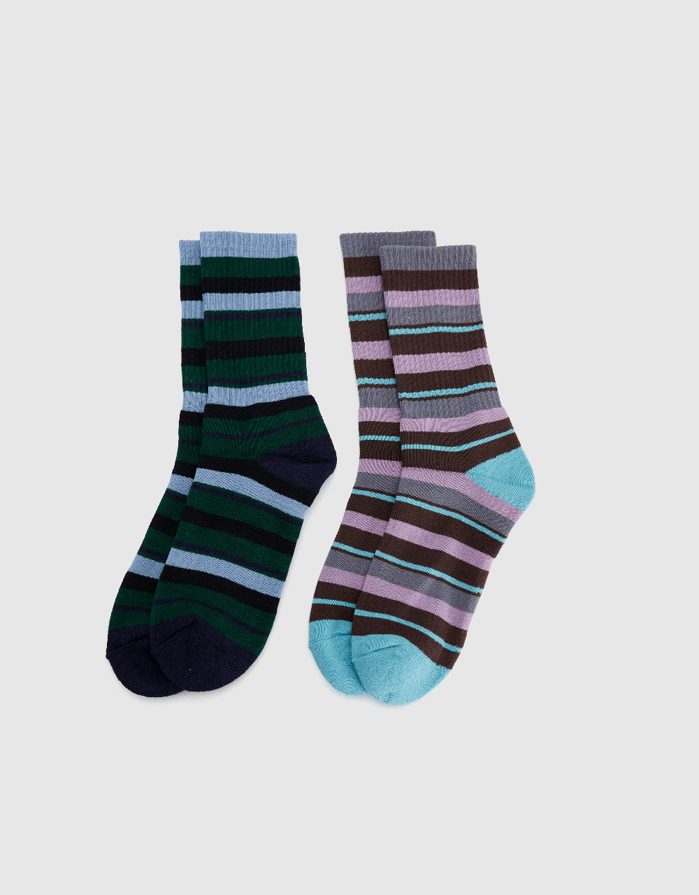 Striped Mid-Length Socks