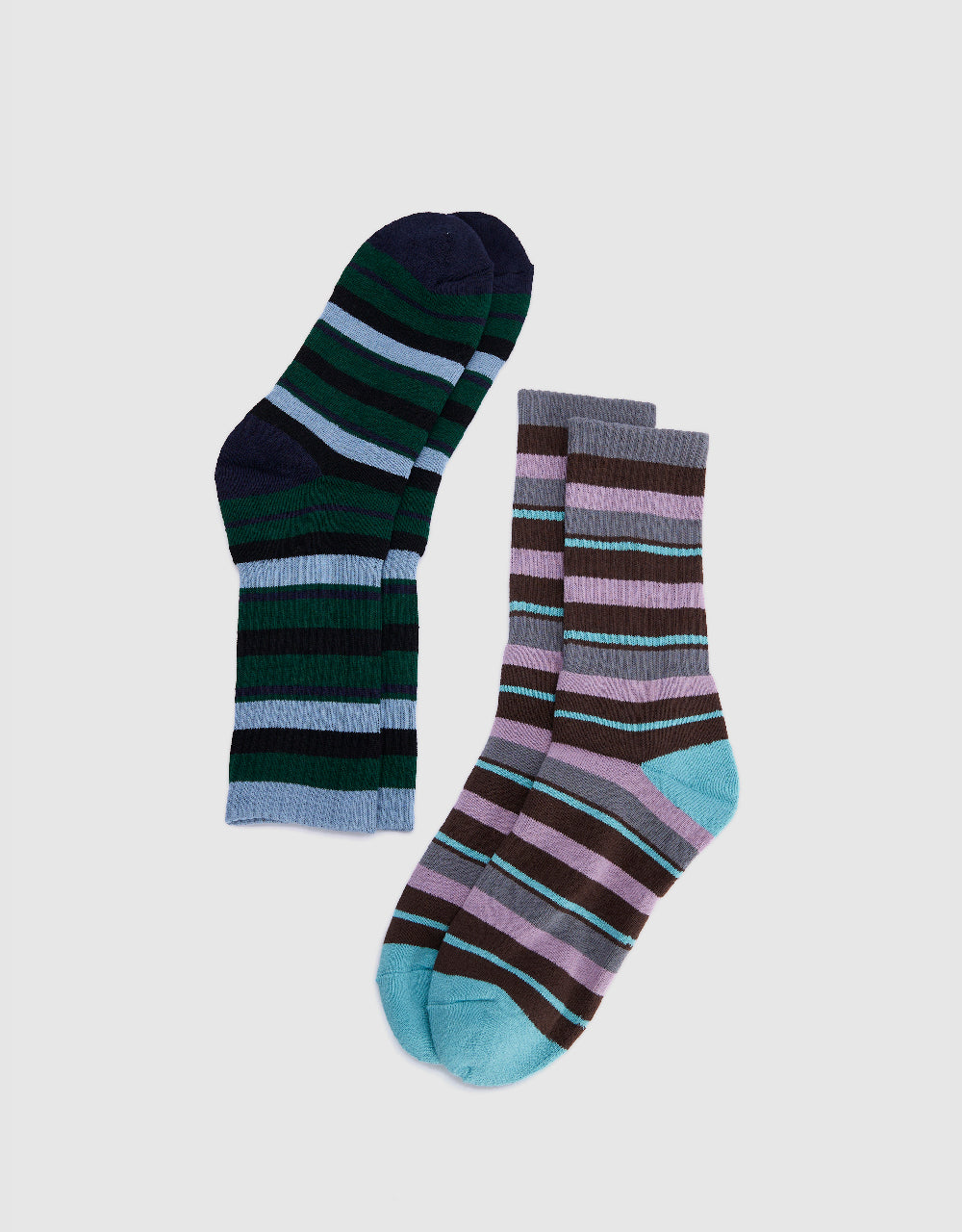 Striped Mid-Length Socks