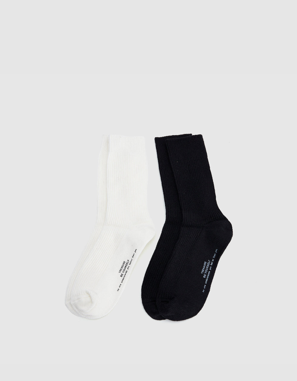 Letter Printed Mid-Length Socks