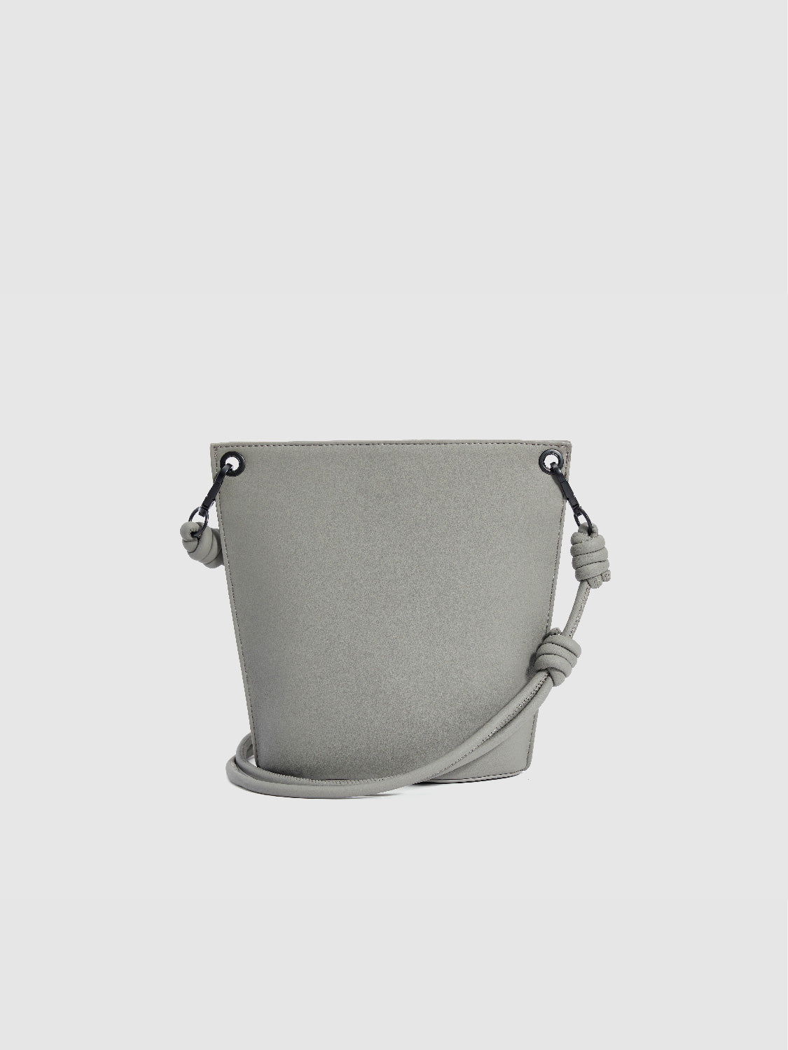 Vegan Leather Crossbody Bag With Knot Strap