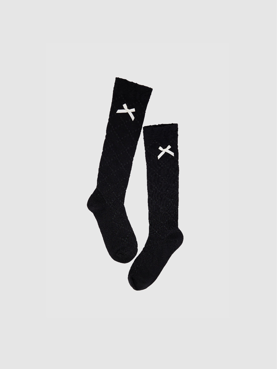 Bow Decor Mid-Length Socks