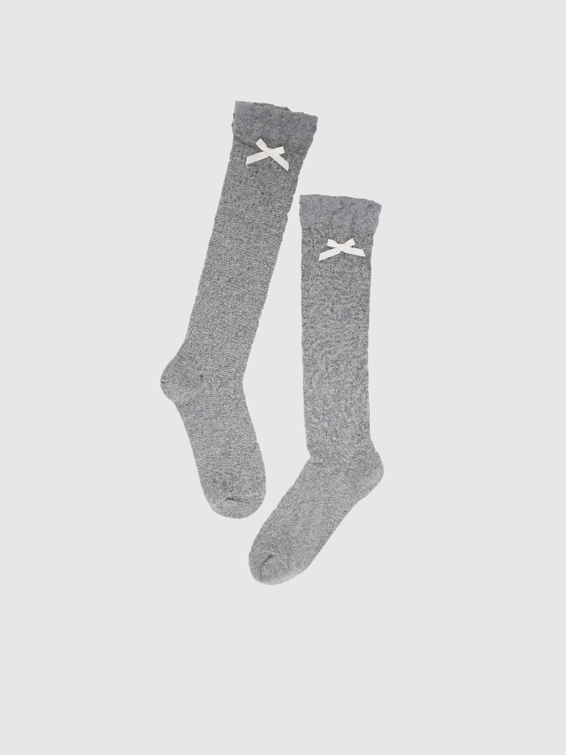 Bow Decor Mid-Length Socks