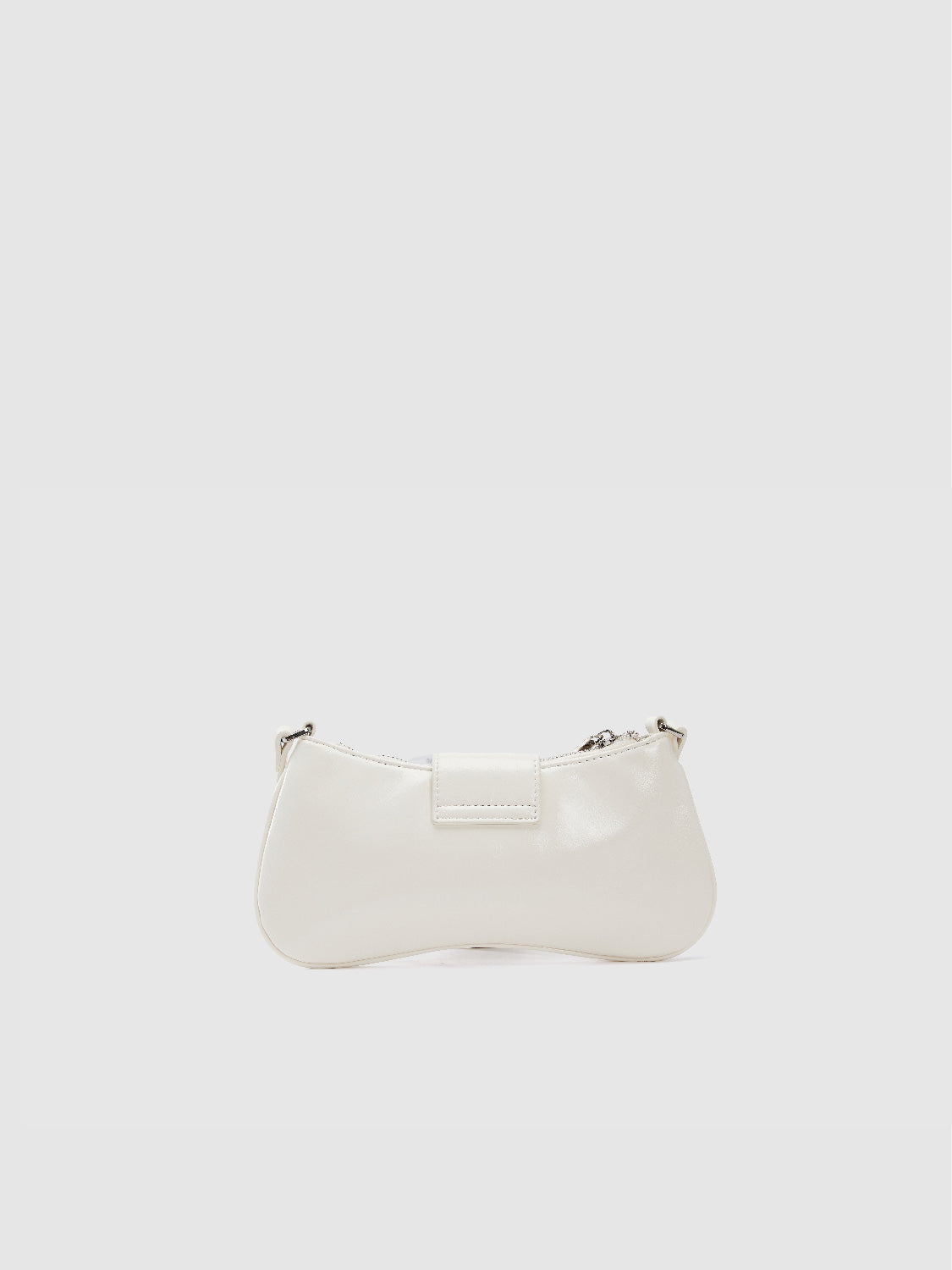 Bow Décor Vegan Leather Shoulder Bag