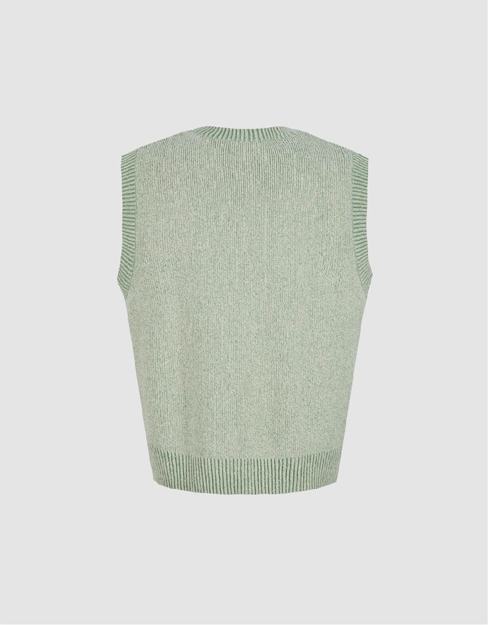 V-Neck Knitted Vest