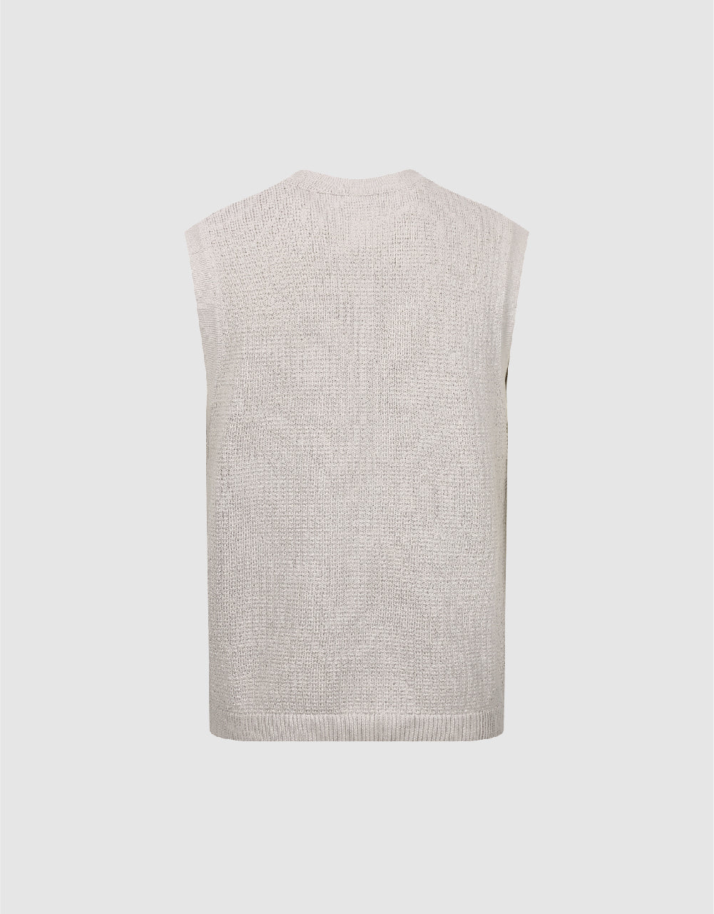 Crew Neck Knitted Tank Top