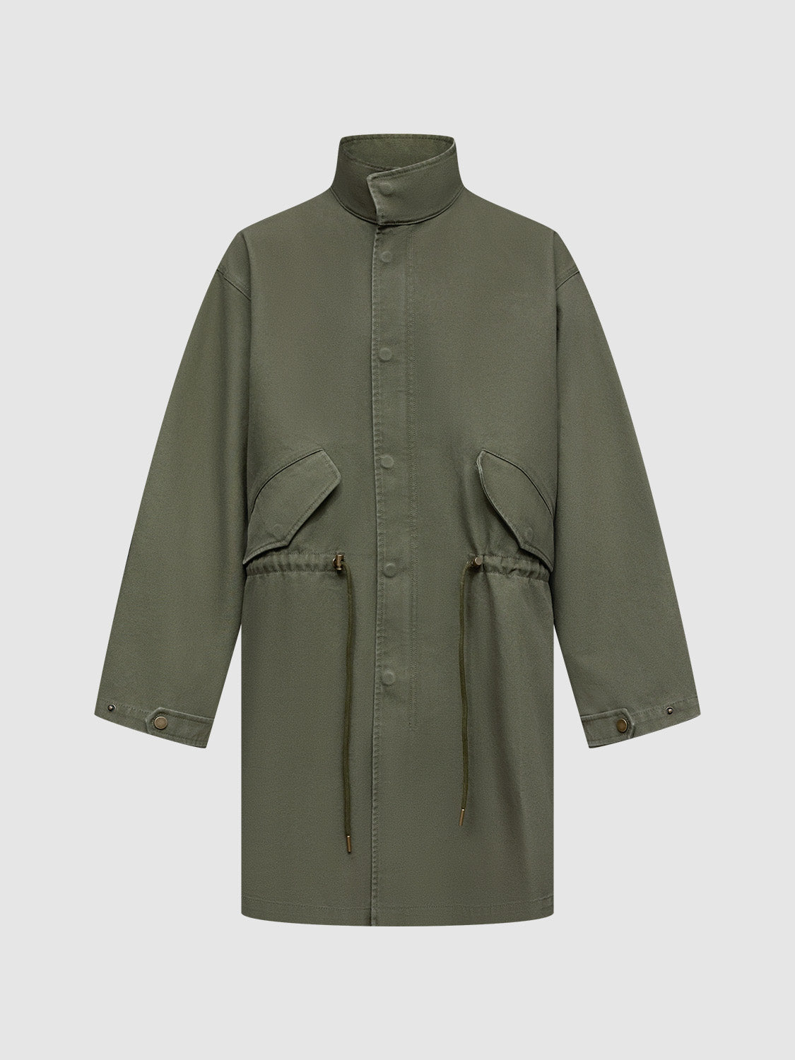 Drawstring Trench Coats