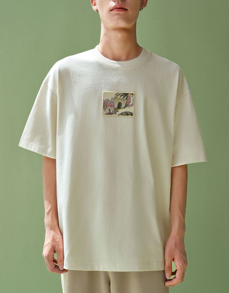 Printed Straight T-Shirt – Urban Revivo Thailand