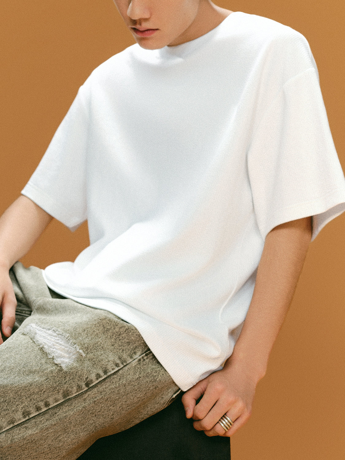 Drop Shoulder Sleeve T-Shirts