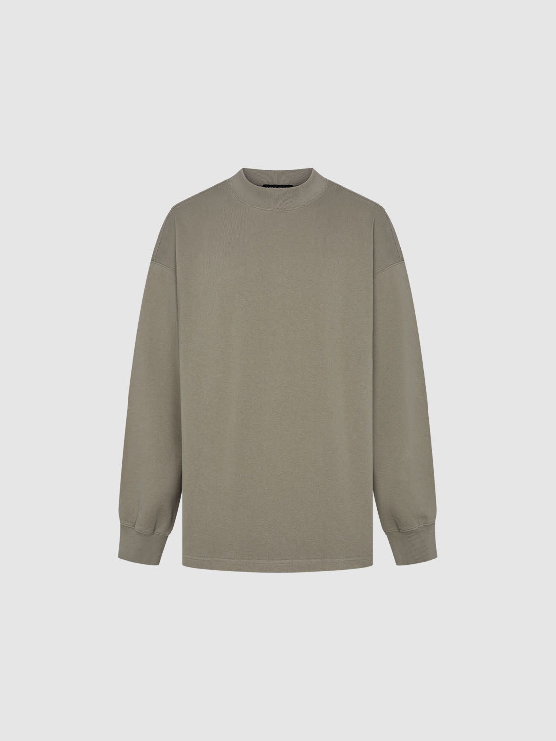 Mock Neck Long Sleeve T-Shirts