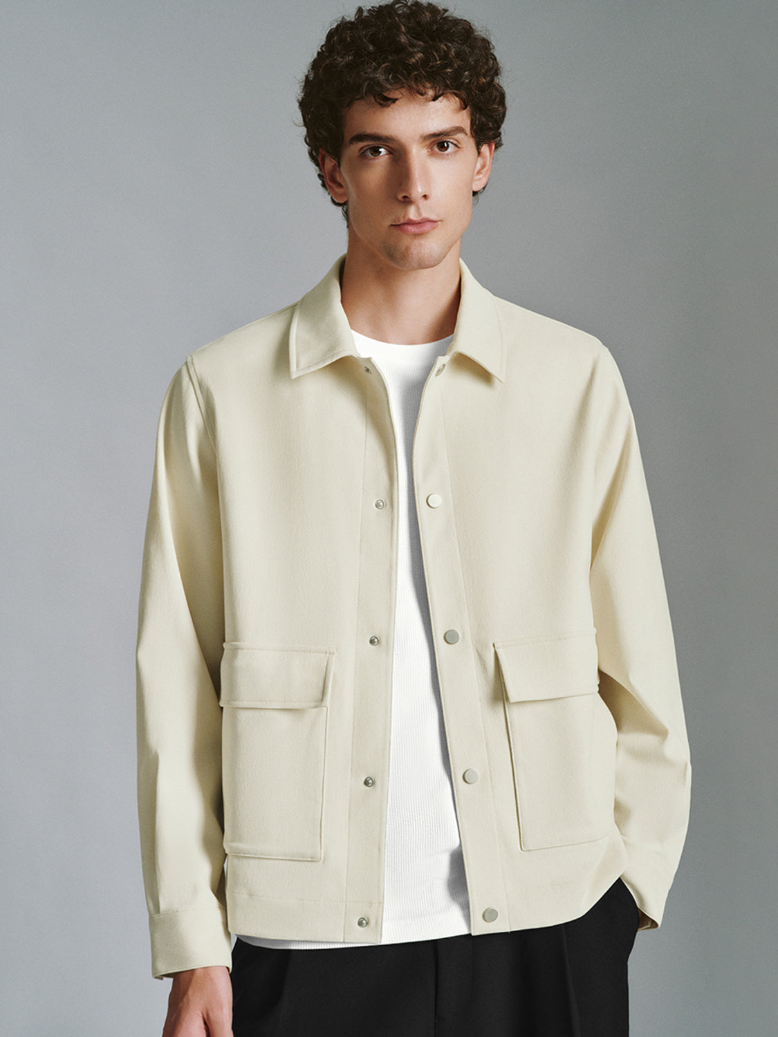 Press Button Loose Jacket