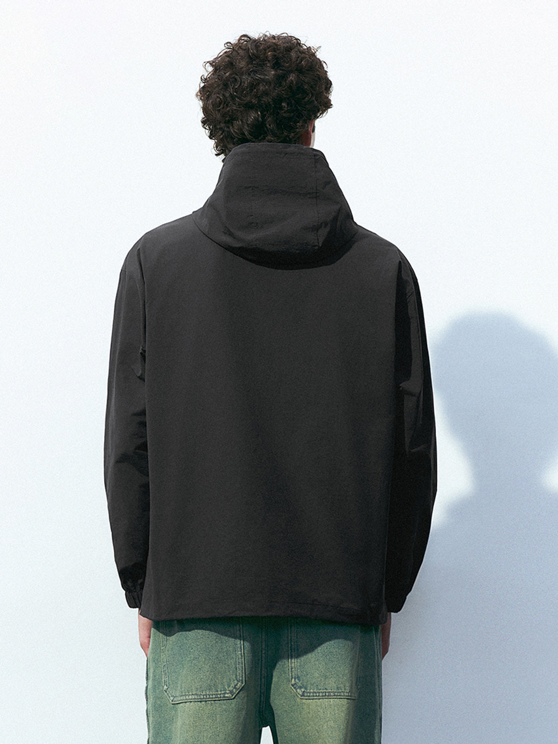 Hooded Oversized Overhead Shirt