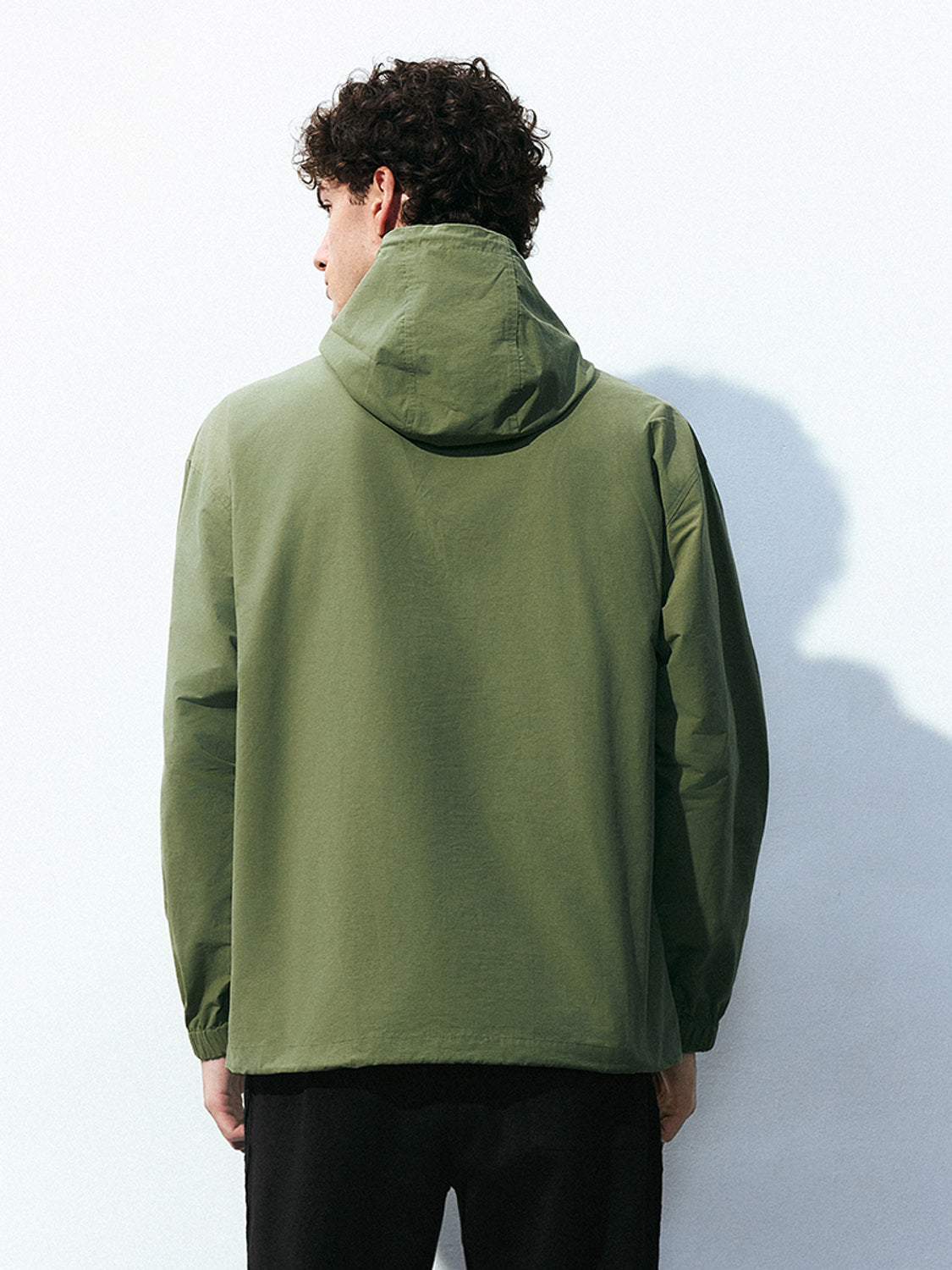 Hooded Oversized Overhead Shirt