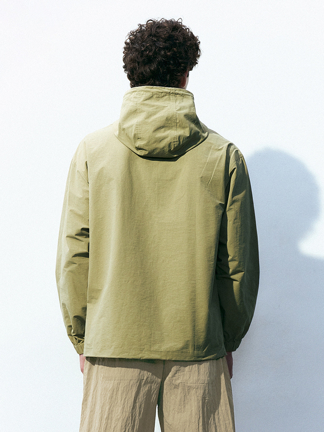 Hooded Oversized Overhead Shirt