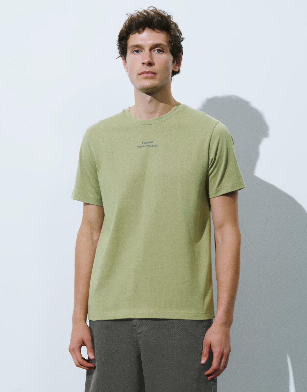 Crew Neck Straight T-Shirt