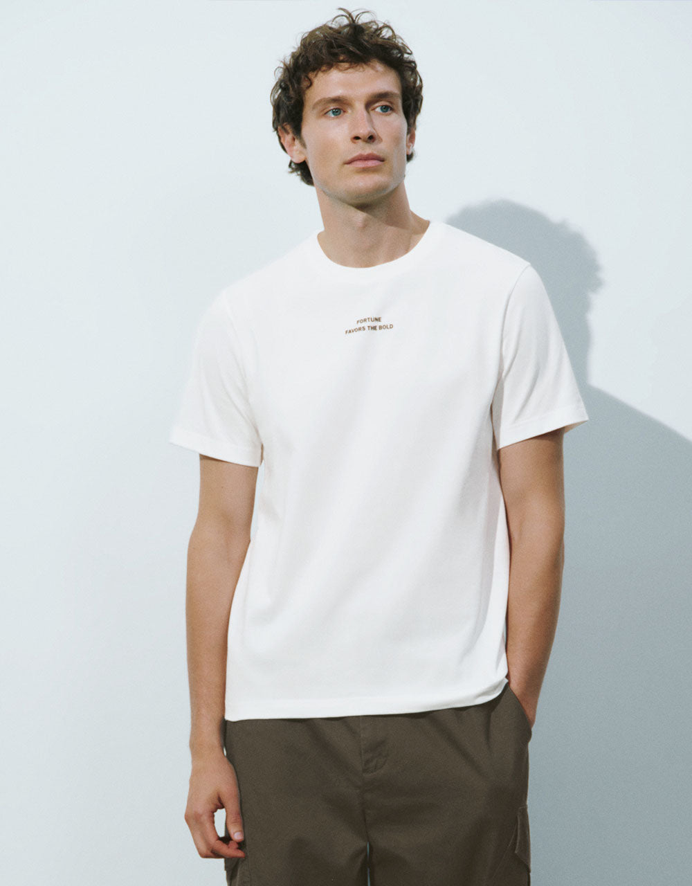 Crew Neck Straight T-Shirt