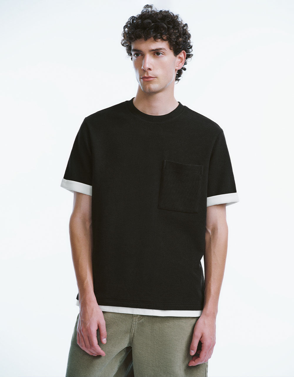 Crew Neck Straight T-Shirt