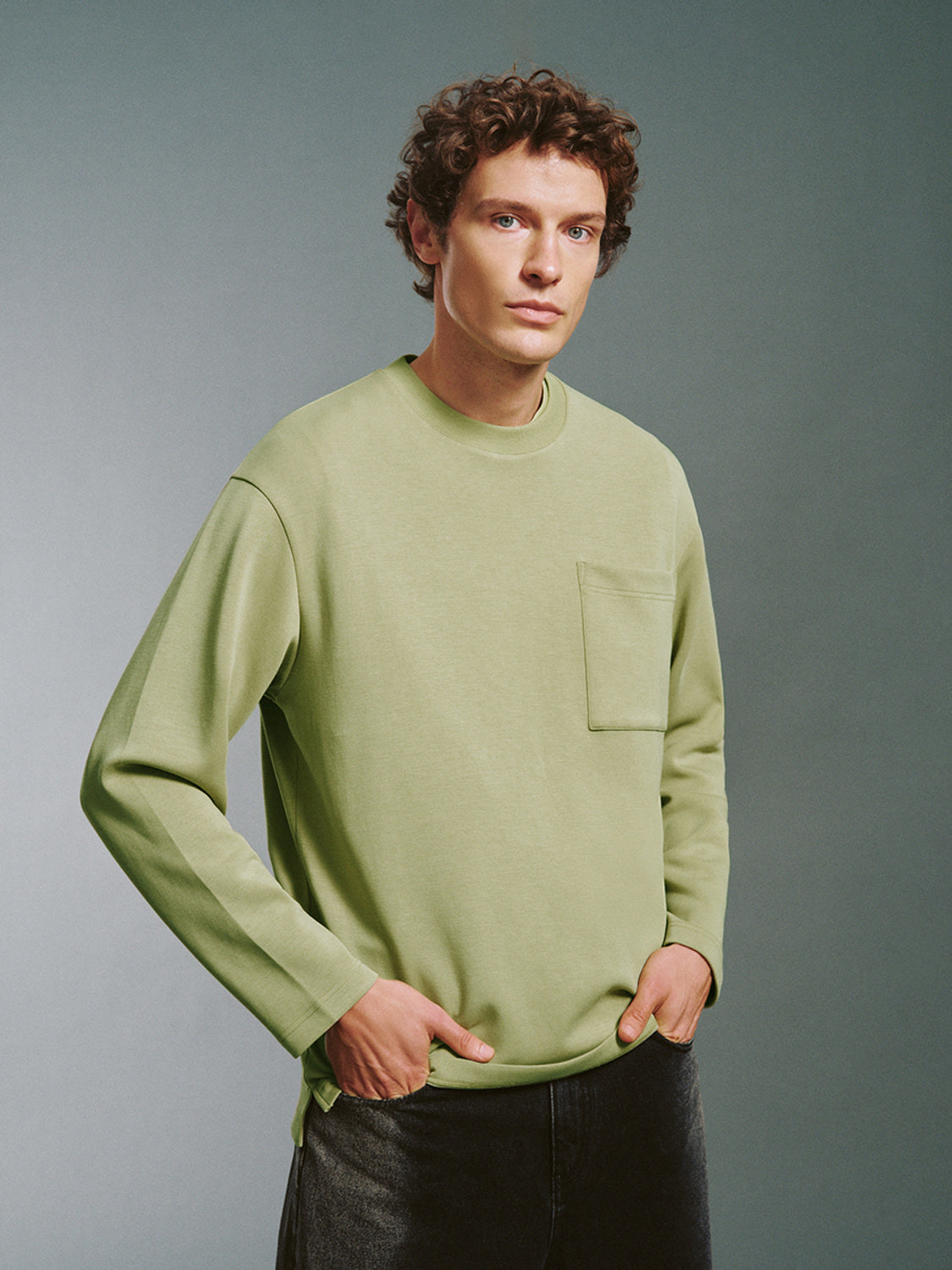 Crew Neck Long Sleeve T-Shirts