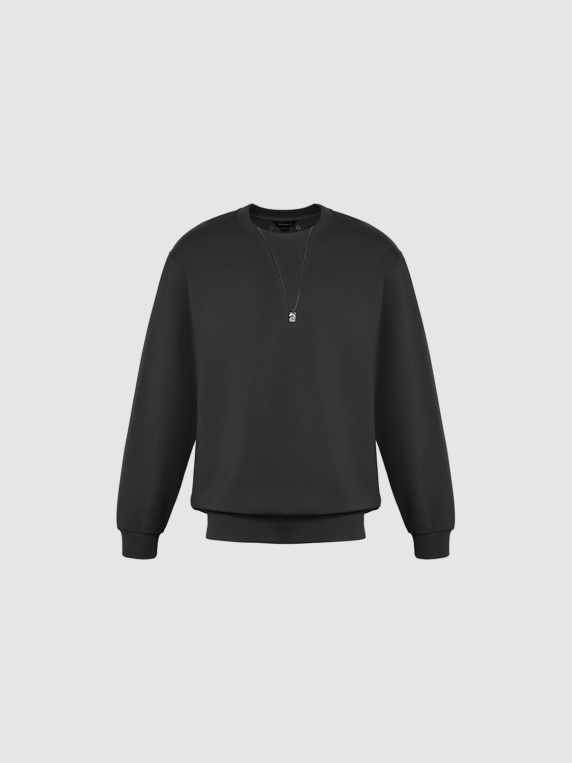 Crew Neck Straight Sweatshirt