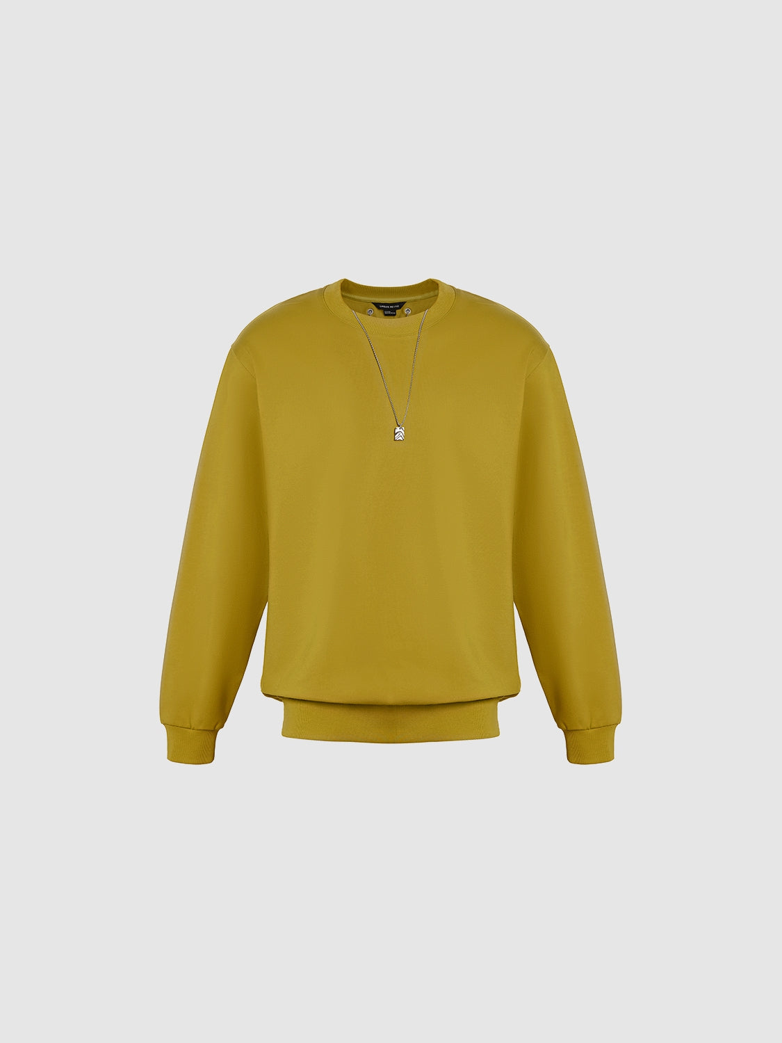 Crew Neck Straight Sweatshirt