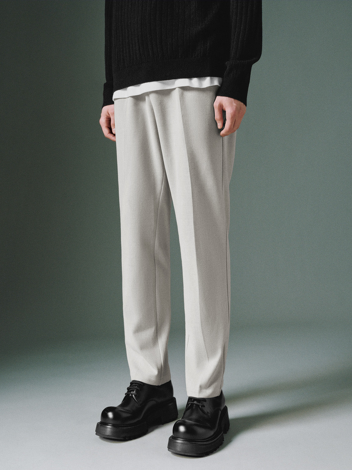 Drawstring Straight Pants