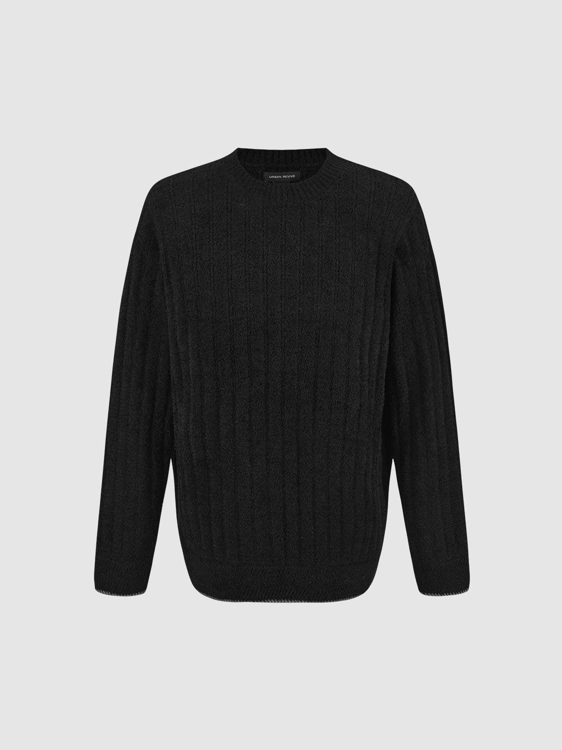 Crew Neck Knitted T-Shirt