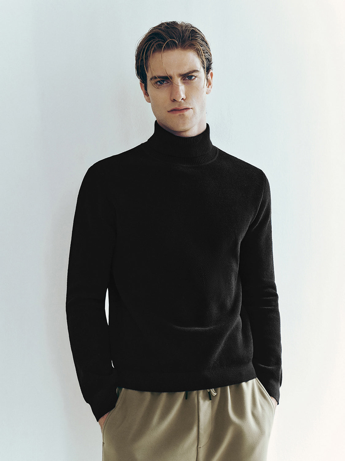 Turtle Neck Knitted T-Shirts