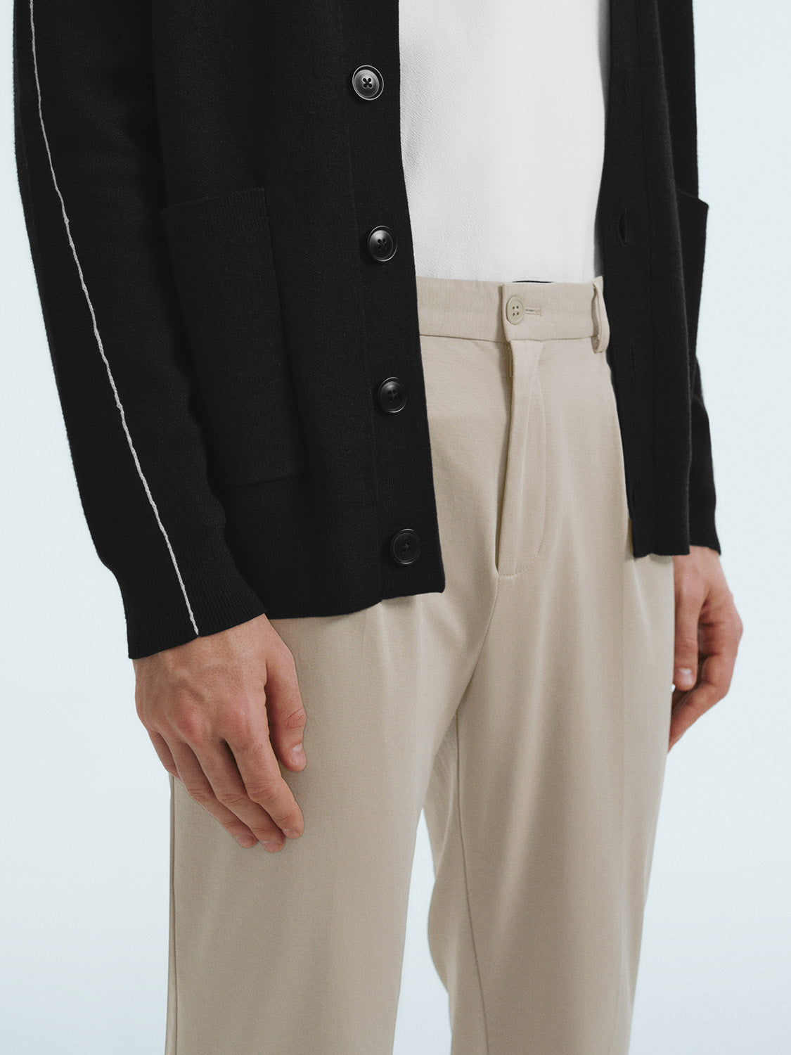 Tailored Straight Pants