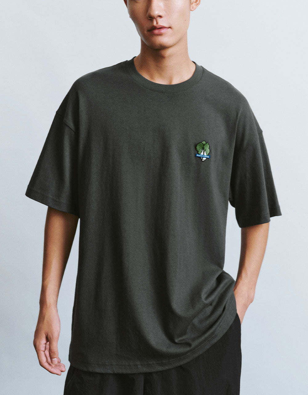 Crew Neck Knitted T-Shirt