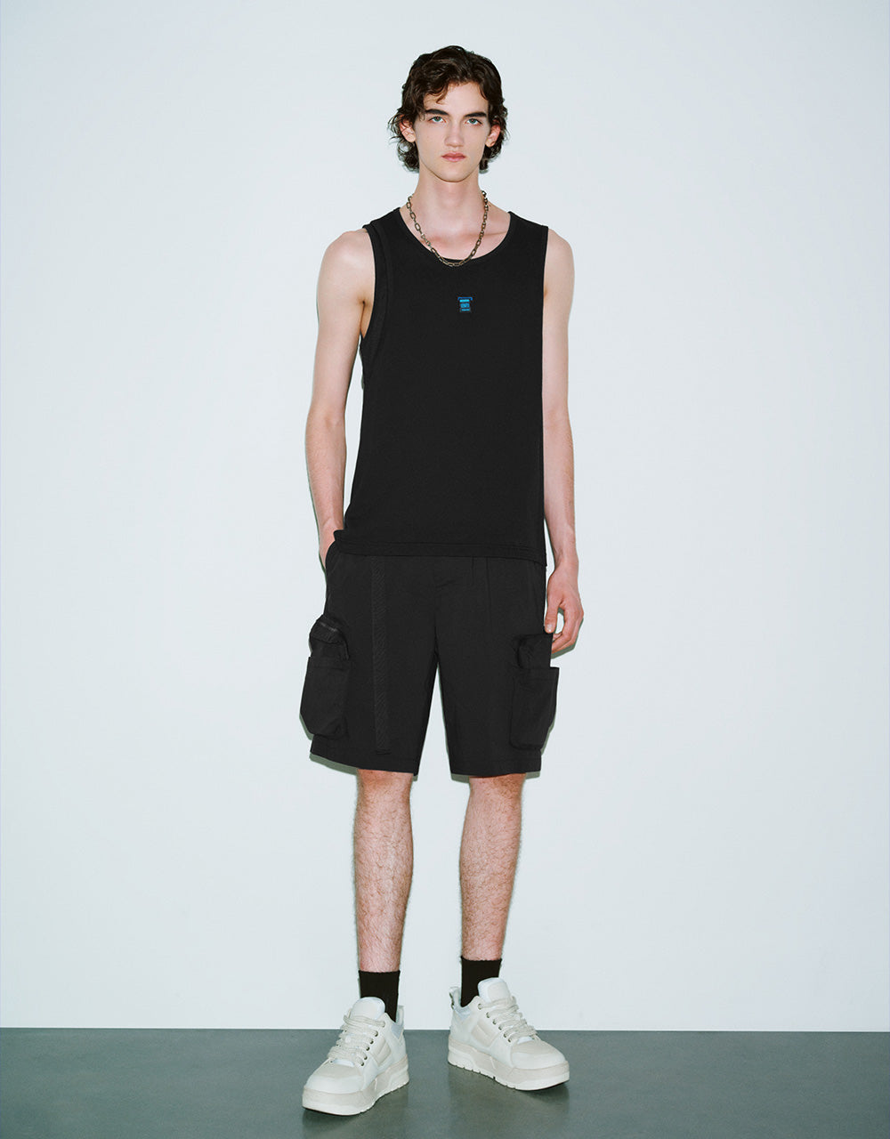 Crew Neck Loose Tank Top