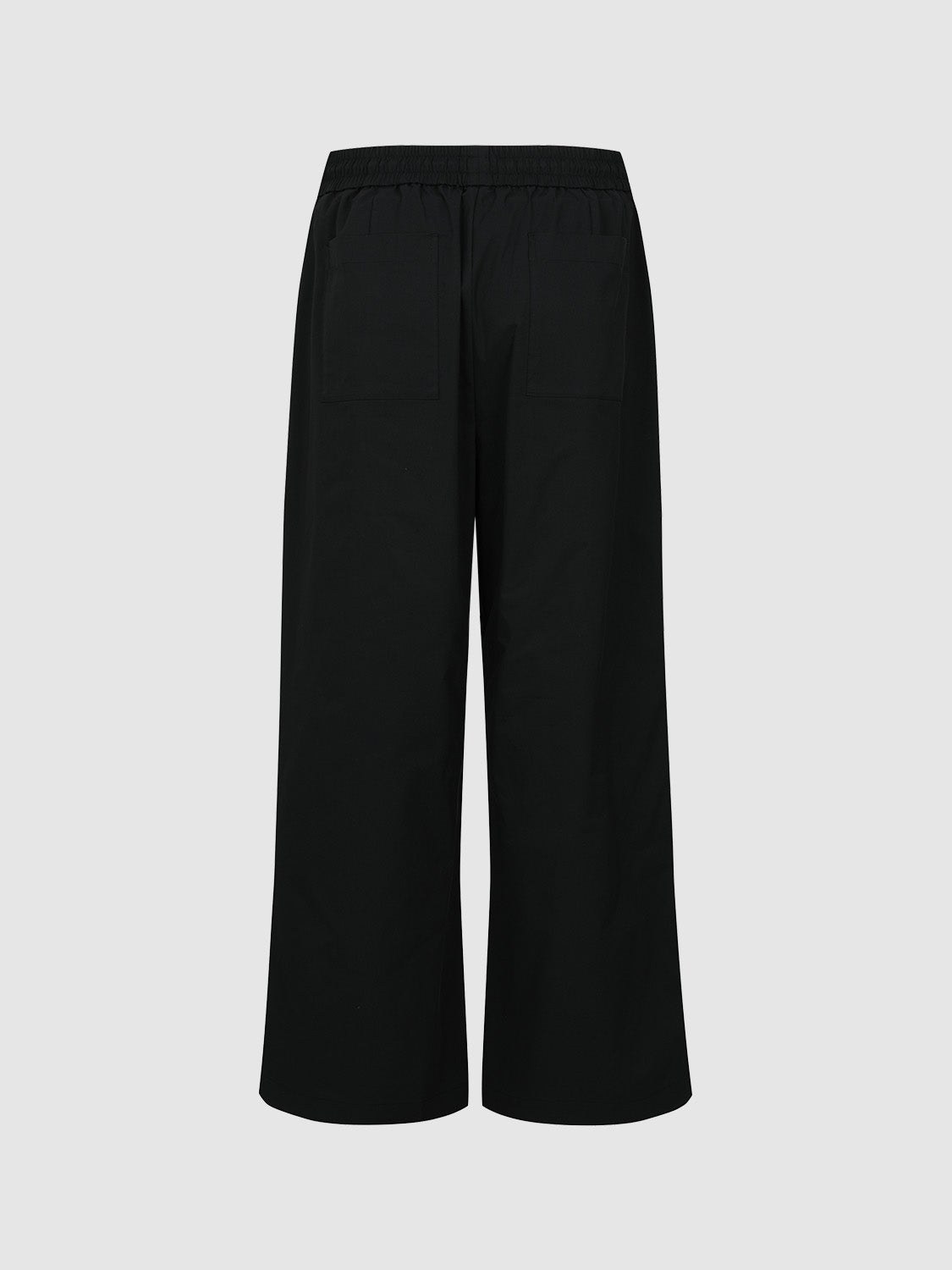 Drawstring Waist Wide-Leg Pants