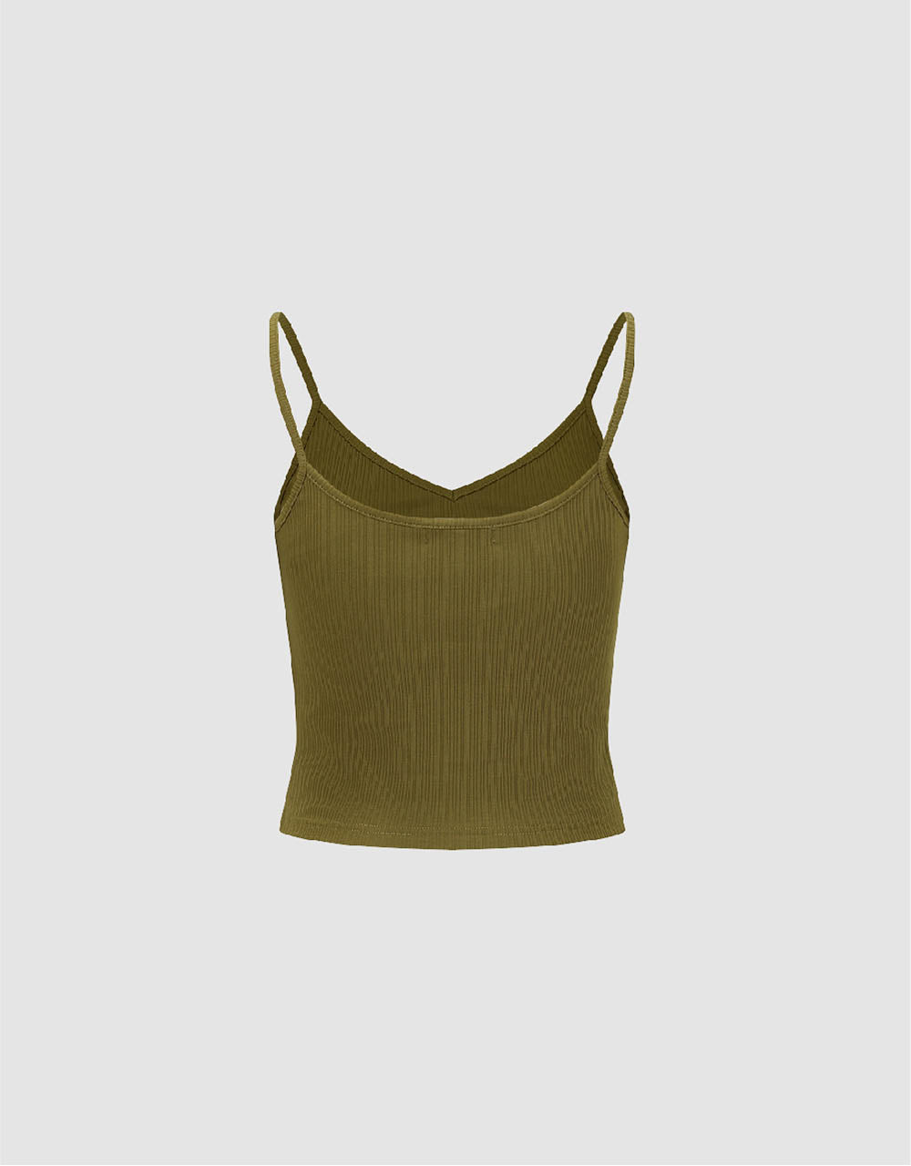 Basic V-Neck Knitted Cami Top