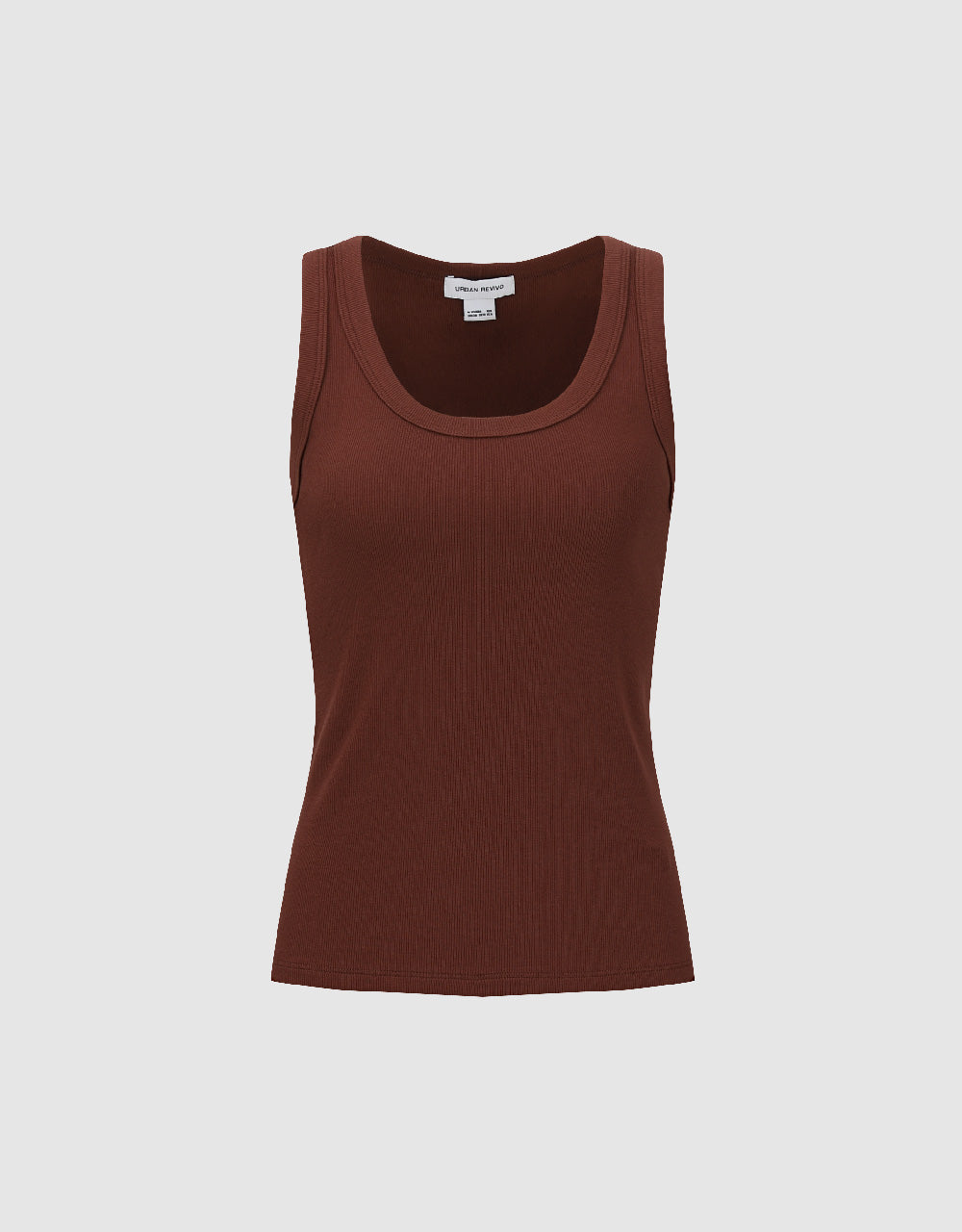 Crew Neck Knitted Tank Top