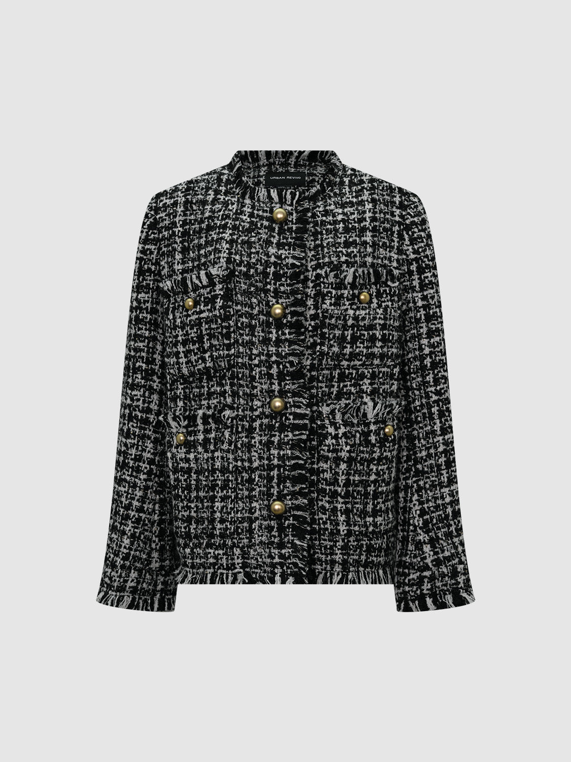 Button Up Tweed Jackets