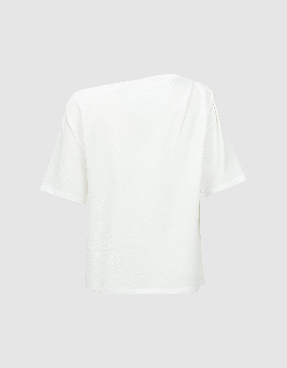 Asymmetric Crew Neck T-Shirt