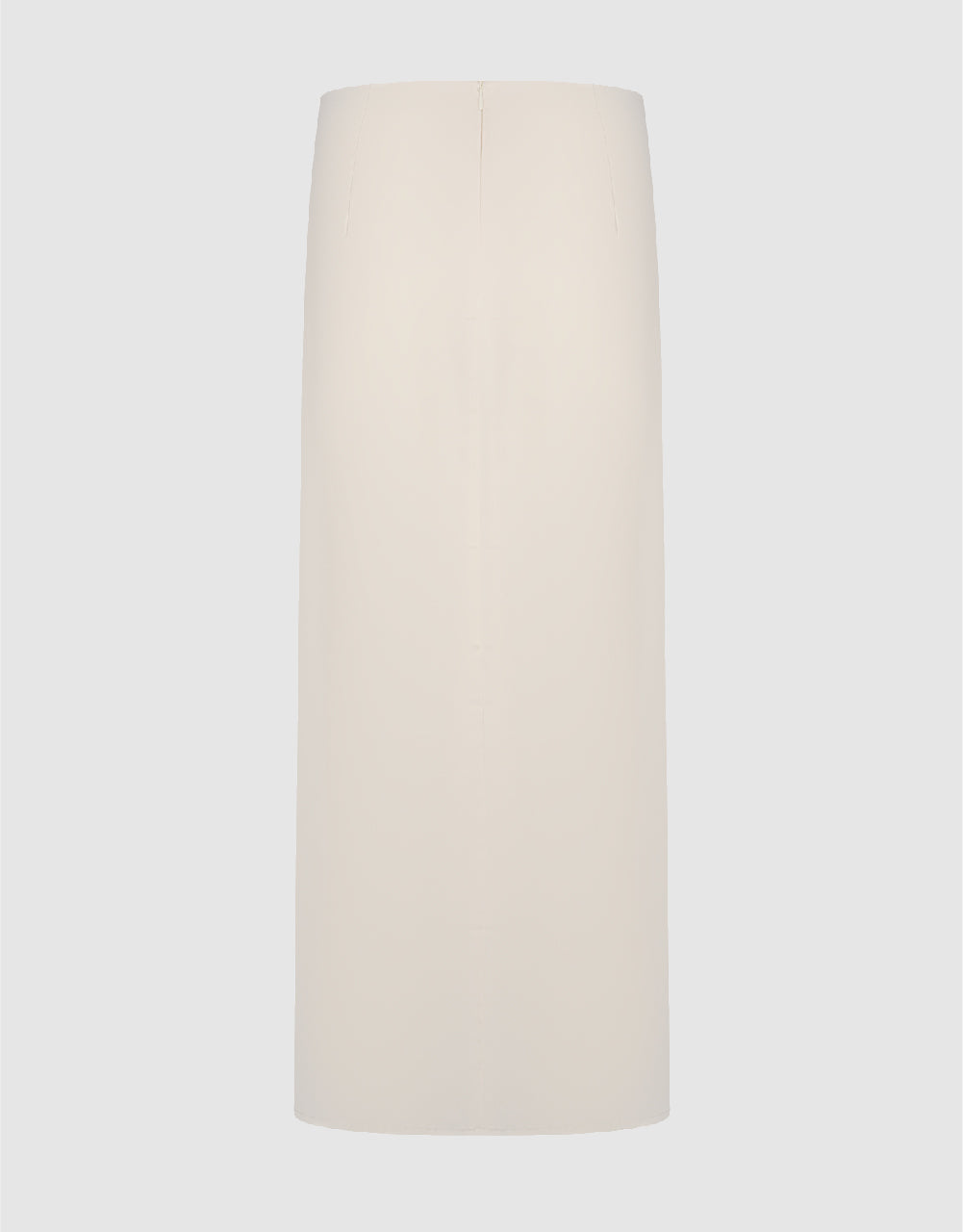 Ruched Midi Straight Skirt