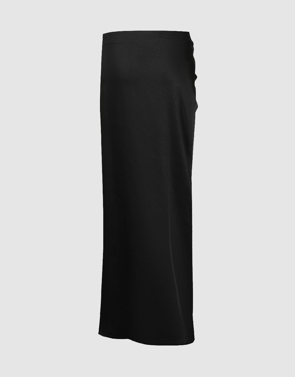 Wrapped Midi Straight Skirt