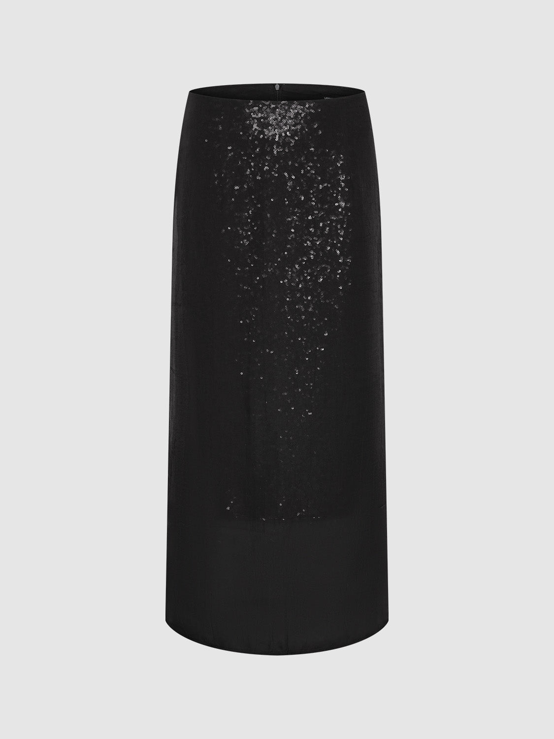 Sequins Midi Straight Skirt