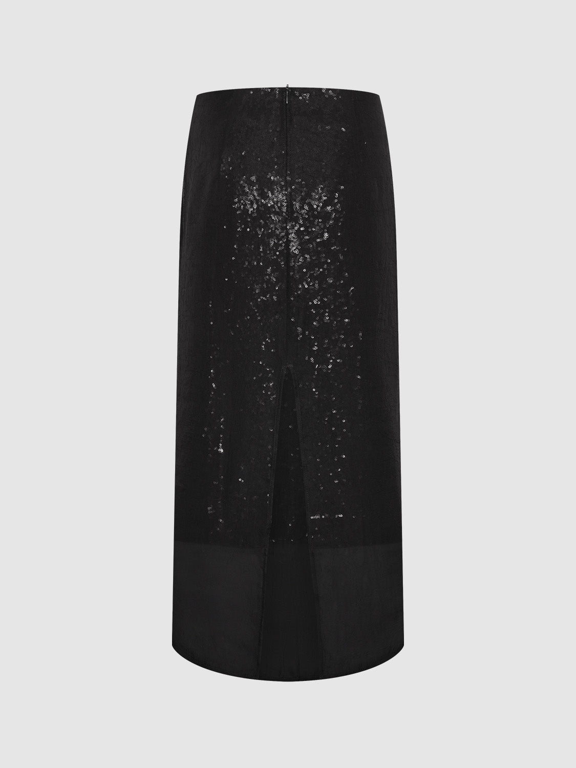 Sequins Midi Straight Skirt