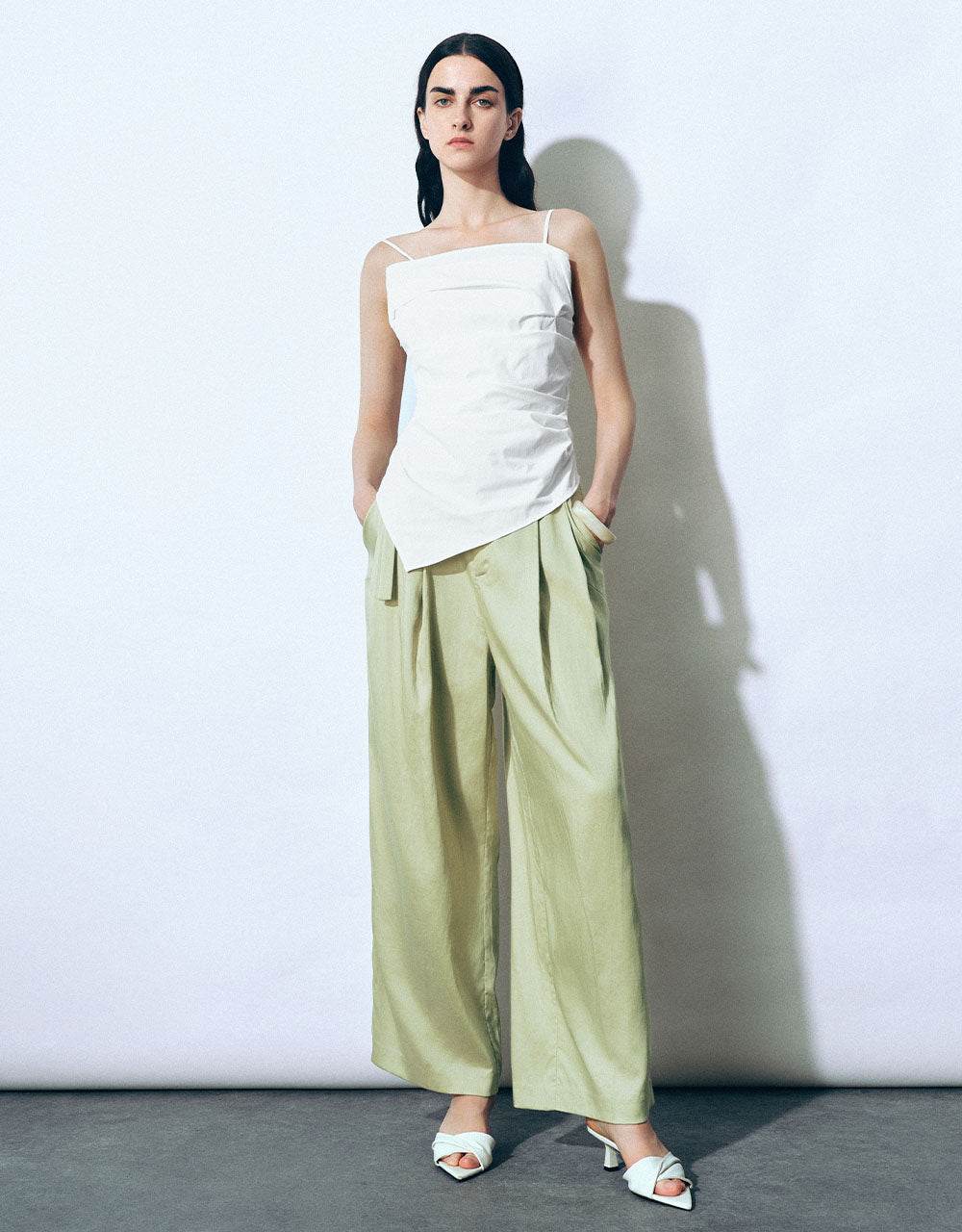 Loose Wide-Leg Pants