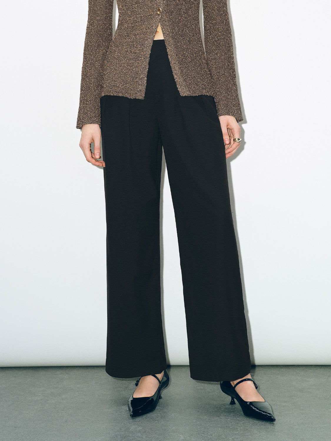 Loose Wide-Leg Pants