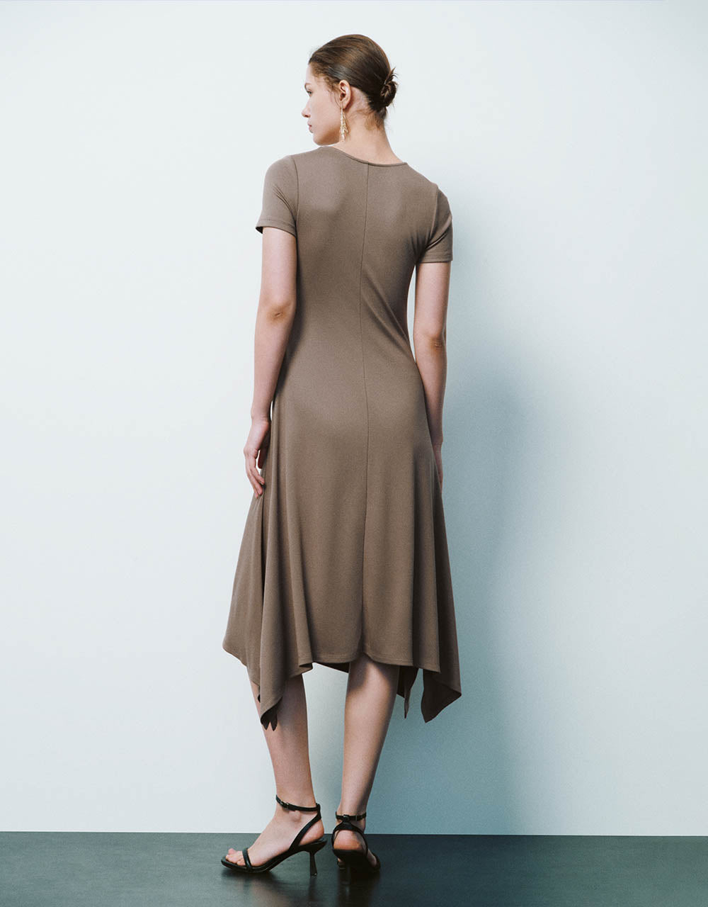 Crew Neck A-Line Dress