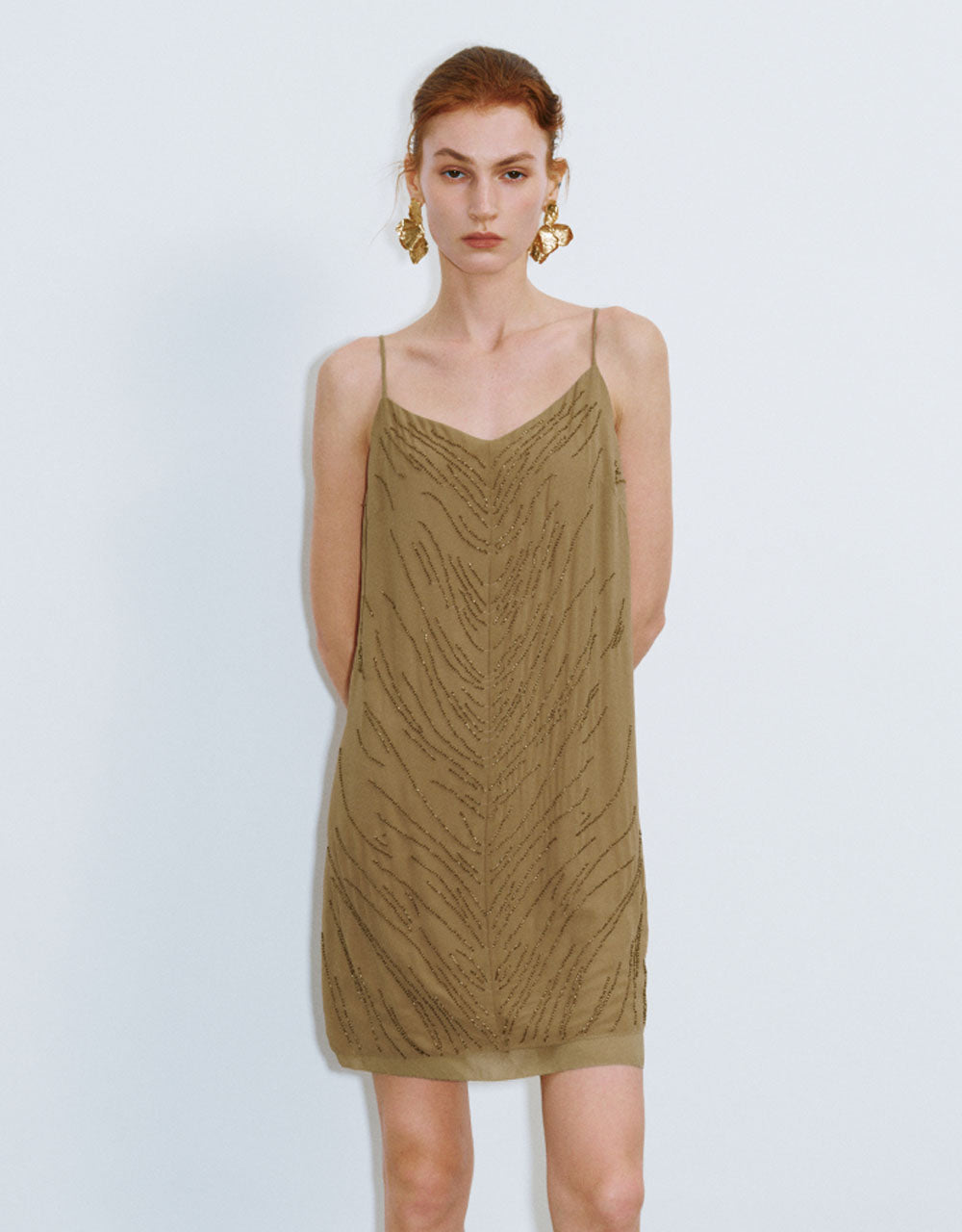 V-Neck Skinny Cami Dress