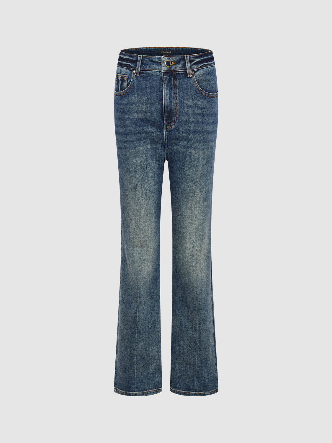 Straight Flared Denim Jeans