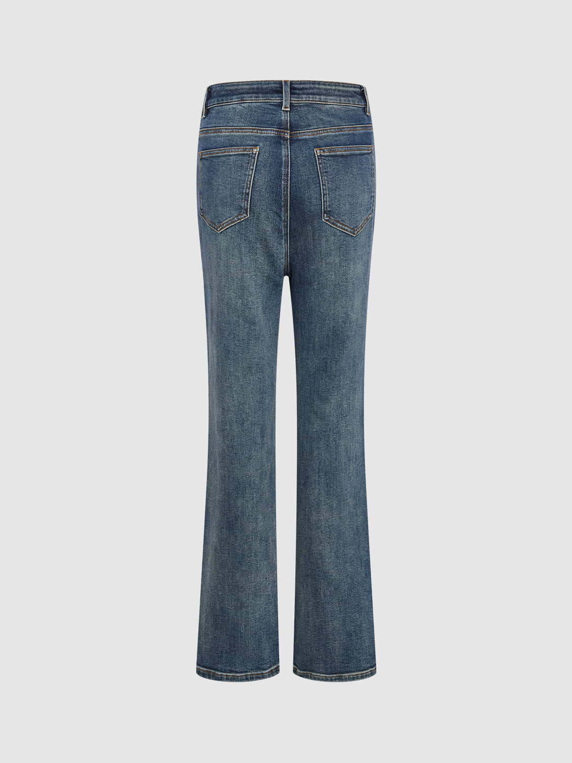 Straight Flared Denim Jeans