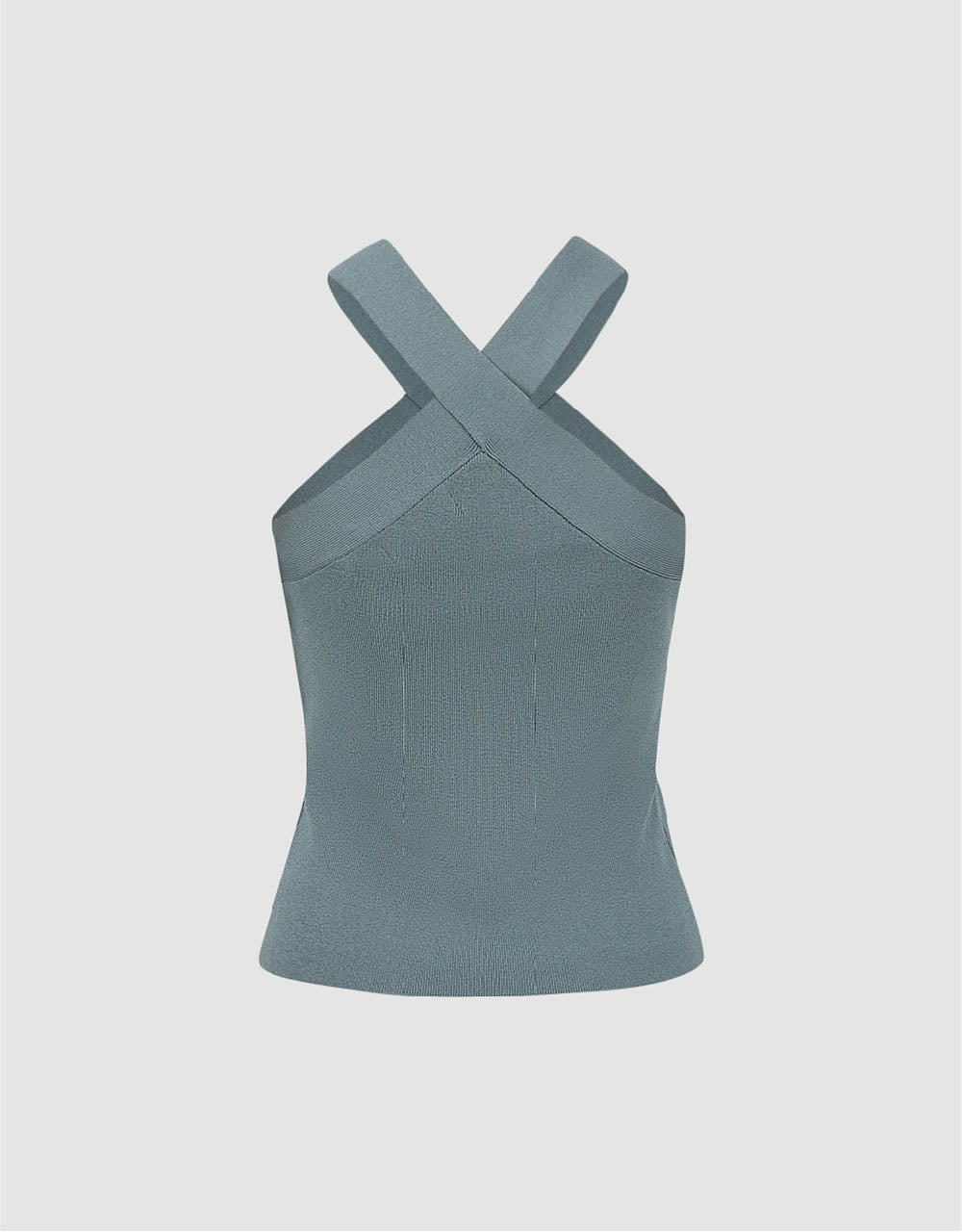 Halter Neck Knitted Tank Top