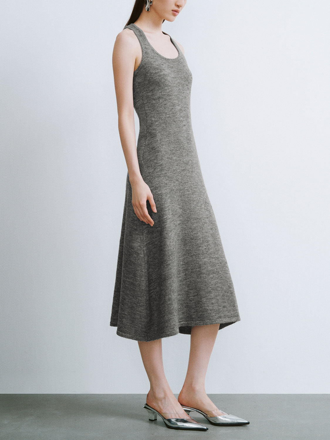 Halter Neck Skinny Knitted Dress