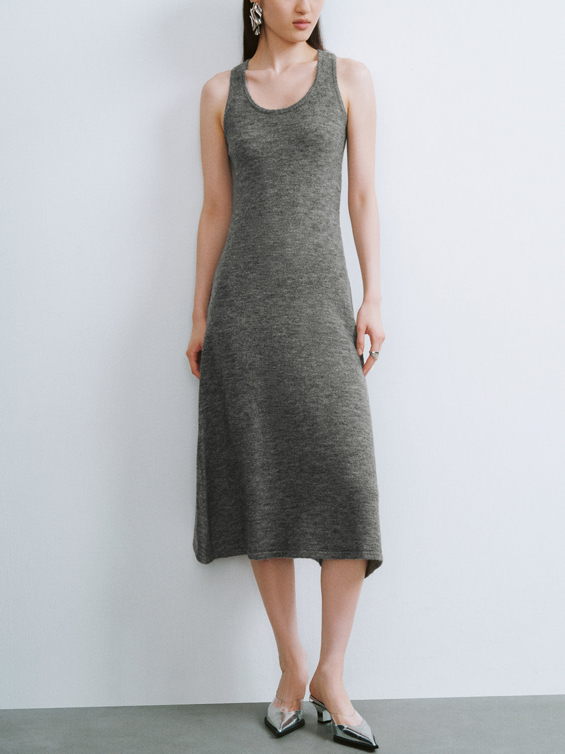 Halter Neck Skinny Knitted Dress