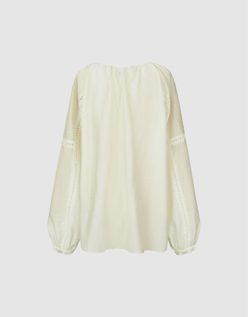 Raglan Sleeve Crew Neck Blouse