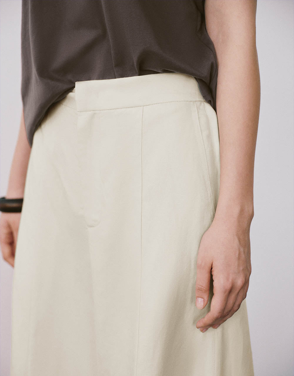 Midi A-Line Skirt