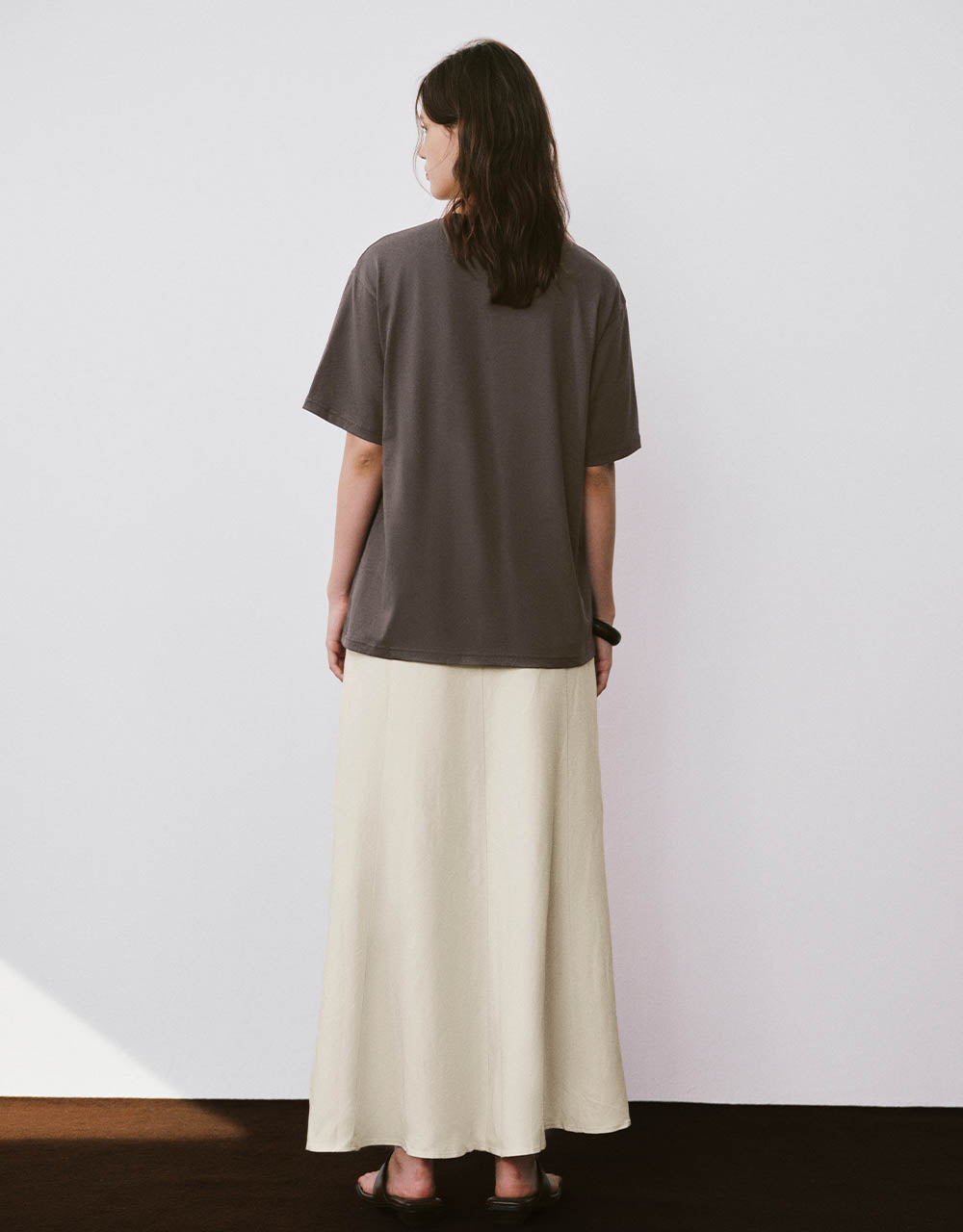 Midi A-Line Skirt